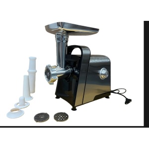 Masina de tocat carne electrica inox 4000W CMP1784, 3in1, 1.6 kg/min, functie Reverse, 3 site inox (3/5/7 mm), accesorii carnati si chiftele, 230V, 3.8 kg, 39.5x29x18.6 cm, model PROFESSIONAL - Img 2