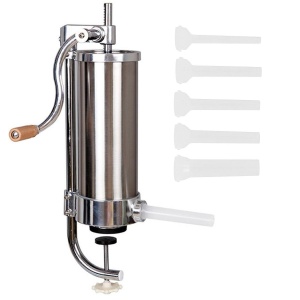 Masina De umplut carnati 3KG Verticala , 5 palnii incluse, inox, maner profI, PROFESSIONAL CMP1163
