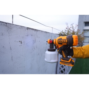 Pistol de vopsit 20V cu functie de suflare, debit 800ml/min, rezervor 1000ml, fara acumulator, INGCO CSGLI2004 - Img 12