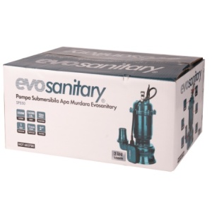 Pompa apa cu tocator, submersibila pentru fose, plutitor, corp din fonta, 550w, 270l/min, Evosanitary 683780 - Img 2