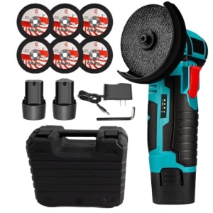 Set mini flex polizor unghiular 3ah, 48v, 76mm, portabil cu trusa, 1500rpm Campion CMP1692
