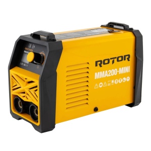 Aparat de sudura (invertor) 200A, 3.3kg, 1.6-5mm, LCD Color ROTOR MMA200-MINI 14678 - Img 7