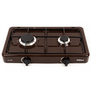 Aragaz 2 arzatoare 1.5KW, 50x36 cm, 1.5kw Maro, NURGAZ - Img 3