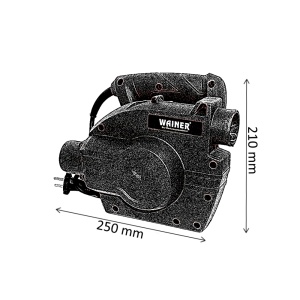 Aspirator pentru construcții VC2, 950W, 6 viteze WAINER - Img 2