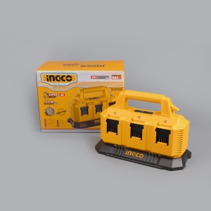 Incarcator acumulator rapid 20V cu 6 Porturi P20S Ingco FCLI2064 - Img 3