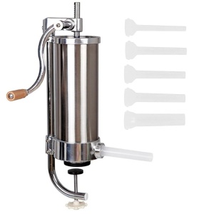 Masina carnati verticala profesionala 4kg, inox, cu 5 palnii, sistem Airstop, CAMPION CMP1164