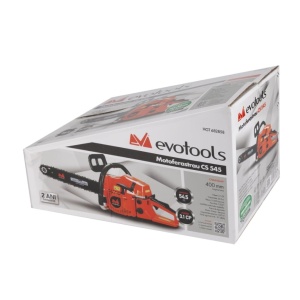 *PACHET* 55cmc Drujba benzina + 3 lanturi + 2 lame + x2 ulei ungere lant 1L + x2 ulei amestec 0.5L + x2 bujii + accesorii + manusi protectie, Evotools PROFFESIONAL 682858 - Img 7
