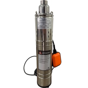 Pompa Inox cu Snec Submersibila cu Plutitor Automat GW GW7183, Putere 1.1KW (1100W), Cablu 9.5m, Inaltime 52cm, Latime 10cm, Circumferinta 31cm, Carcasa Otel Inoxidabil, Pentru Apa Curata sau Usor Murdara