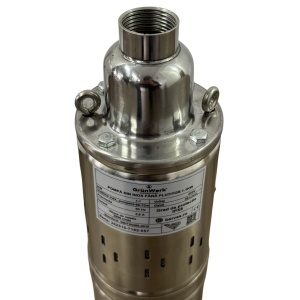 Pompa Inox Submersibila cu Snec Fara Plutitor GW GW7182, Putere 1.1KW (1100W), Cablu 9.5m, Inaltime 51.5cm, Latime 10.5cm, Circumferinta 31cm, Carcasa Otel Inoxidabil, Pentru Apa Curata sau Usor Murdara - Img 6
