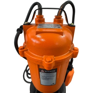 Pompa submersibila apa murdara din fonta GW GW7180, 1.1kW (1100W), cu plutitor automat, cablu 6.7m, pentru drenaj intensiv si evacuare apa cu impuritati - Img 7