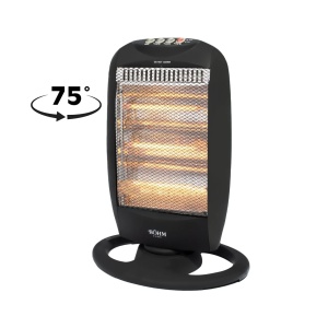 Radiator Electric cu Quartz 400/800/1200w, 3 trepte aeroterma 25m² Bohm BHH05 - Img 1
