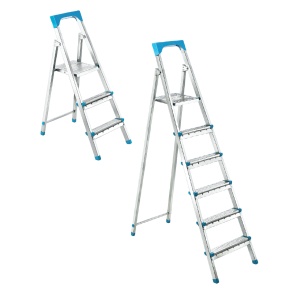 Scara otel 5 trepte, 4+1, 103cm, 120kg, 5,6kg, pliabila, Perilla 11004