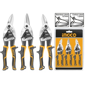 Set Foarfeci Tabla 3pcs INGCO HTSNK0110 - Img 2