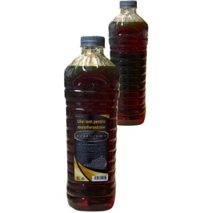 Ulei pentru Ungere Lant Motofierastrau 2L, (drujba) Formula Premium, Aderenta Ridicata, Protectie Antifrecare, Rezistent la Temperaturii Extreme, Pentru Drujbe Profesionale si Hobby