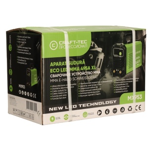 Aparat de sudura invertor 495A, cablu sudura 3m, functie anti-stick, protectie la suprasarcina, Accesorii incluse, afisaj digital, IP21S, 1.6-5mm, Craft-Tec MX953 - Img 8