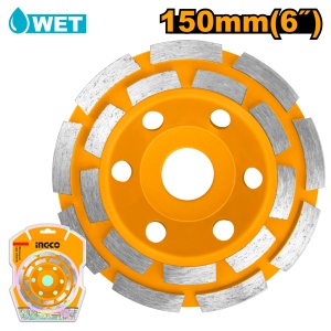 Disc Diamantat Slefuit Segmentat 150mm Ingco CGW021501 - Img 1
