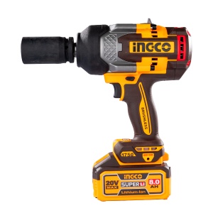 Filetanta cheie cu Impact 20V 3/4" 1750Nm Brushless, cu 3 Tubulare, fara acumulator INGCO CIWLI201751 - Img 10