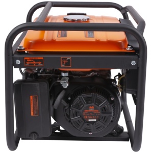 Generator curent 5500W, pornire la cheie, 10.7cp, 25l rezervor, roti transport. EPTO GG 5500A, Evotools 679005 - Img 2