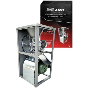 Masina Tocat Carne ALUMINIU 1500w, 1400rpm, 5 kg/min, 22kg din Aluminiu cu Suport Inox POLAND - Img 2