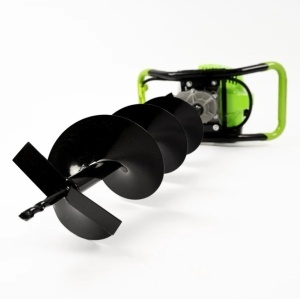 Motoburghiu pe benzina 58cc, 6.1kW, 8.1CP, motor 2 timpi, fara burghiu, verde, Craft-Tec MX200 - Img 5