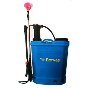 Pompa de Stropit cu Baterie 16L + Actionare Manuala vermorel electric cu acumulator 8AH , Bervas B7487