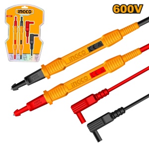 Set Cabluri Testare HTL30851 – CAT III 600V, Lungime 80 cm, Sonde 130 mm, Compatibile Multimetre si Clampmetre - Img 2