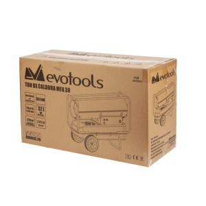 Tun de caldura pe motorina 30kW, rezervor 32L, cu termostat si display digital, Evotools MFA 682829 - Img 3