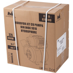 Hidrofor Jet 800 W, 22 L Cu Pompa Din Inox 1018 Evotools 678809 - Img 5
