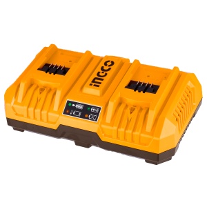 Incarcator rapid Dublu 8A acumulator P20S - Ingco FCLI2082 - Img 5