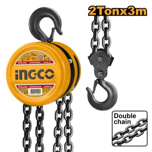 Macara cu Lant 1T 3m INGCO HCBK0101 - Img 1