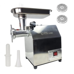 Masina de tocat carne electrica 2500W, 100kg/h, profesionala, inox, Craft-Tec MX709 - Img 6