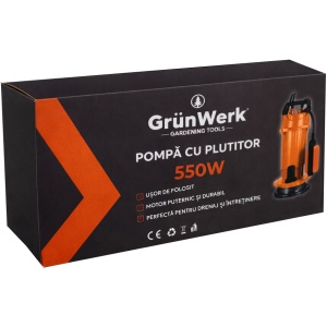 Pompa submersibila apa curata GW GW7173, 550W, Hmax 20m, cu plutitor automat, cablu 4m, pentru puturi si irigatii - Img 10