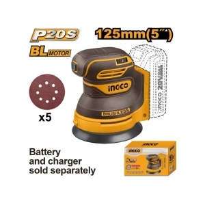 Slefuitor Orbital 20V 125mm CROSLI2002 – 8000-13000 rpm, Viteza Variabila, Talpa 125mm, Fara Acumulator si Incarcator - Img 3