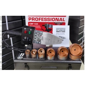 Trusa plita PPR 1000w aparat sudura tevi, 6 bacuri, valiza metal, Profesional CAMPION CMP1325 - Img 2
