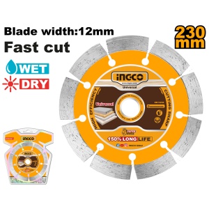 Disc Diamantat Segmentat 125x10mm Industrial INGCO DMD011251 - Img 1