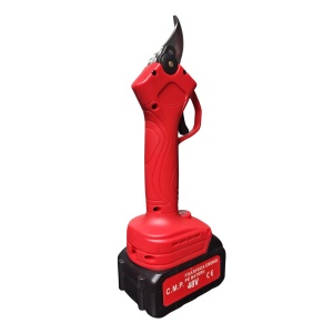 Foarfeca gradina electrica cu 2 acumulatori 48V, pentru gradina, diametru taiere 27mm, Valiza, profesional Campion PROFESSIONAL CMP1811 - Img 3