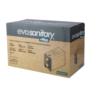 (Hidrofor) Pompa Inteligenta cu Convertizor de Frecventa, 750w, 4.8bar, 116 l/min, soft start-stop, Evosanitary Plus 682879 - Img 3