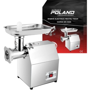 Masina electrica de macinat carne, 150kg/ora, 1500W, inox, Poland B8102 - Img 2