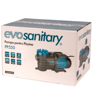 Pompa apa pentru piscina 550w, 200l/min, 11m inaltime pompare Evotools 684165 - Img 3
