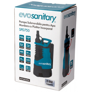 Pompa Submersibila Apa Murdara cu Plutitor Integrat SDP750, 750w, Evotools 682406 - Img 2