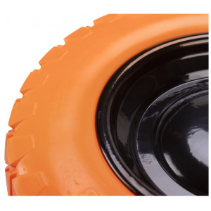 Roata Roaba Poliuretan Cu Janta Metalica 3.50-8, 102 mm, Evotools 679862 - Img 2