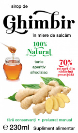 Ginger Syrup with Honey 230ML - Img 2