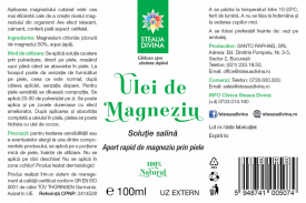 Ulei de Magneziu Soluție Salină, 100ml – Îngrijire Cutanată și Relaxare - Img 2