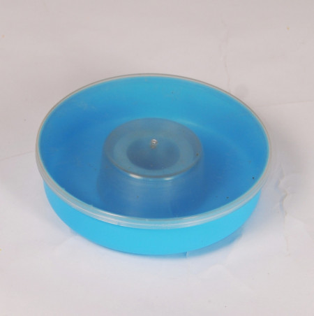 Hranitor rotund plastic 1 litru