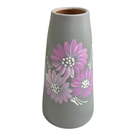 Vaza gri, moderna, pictata