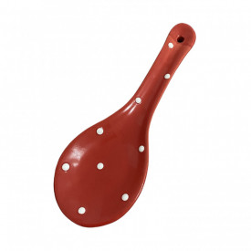 Suport de lingura din ceramica cu buline