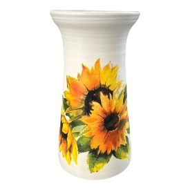 Vaza decorativa cu floarea soarelui