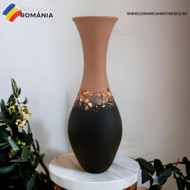 Vaza silueta din ceramica, modele unicat, 42 cm