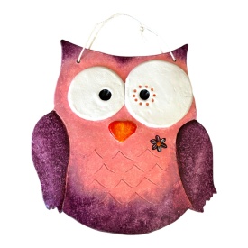 Bufnita din lut - aplica de perete