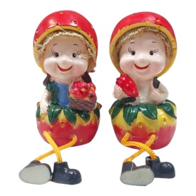 Set figurine decorative - Capsuni